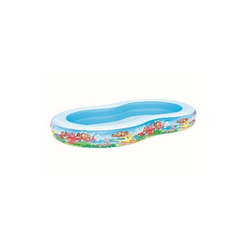 OVAL DESENLİ  JUMBO HAVUZ 262X157CM | Belinda Toys