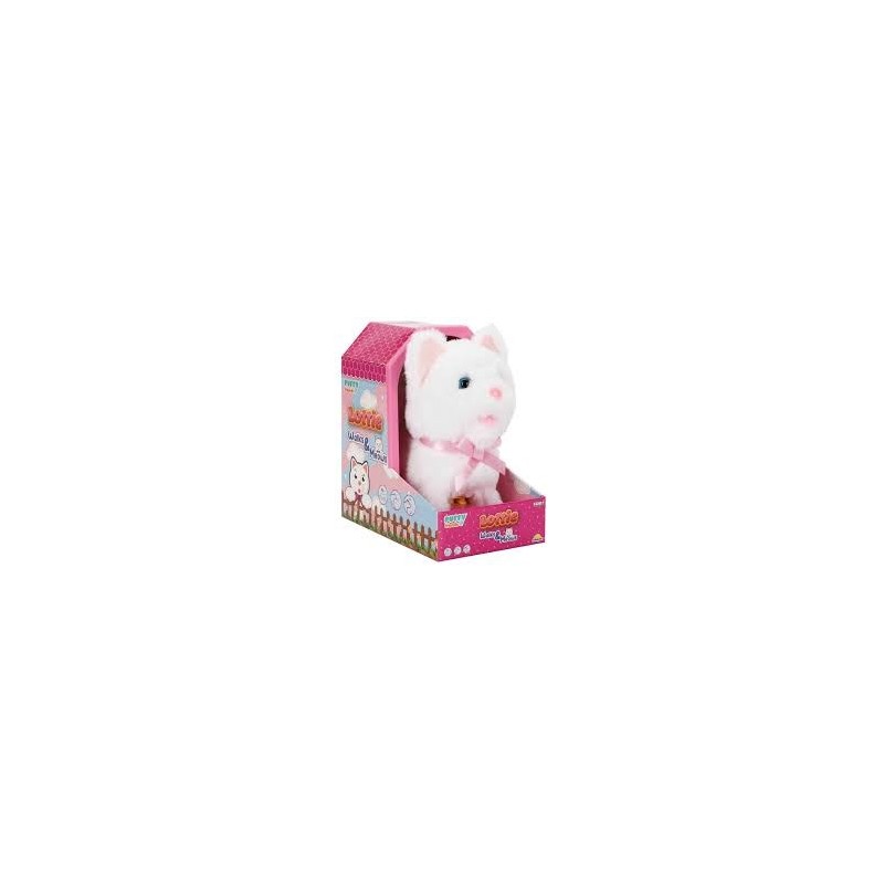 SUN-RST-PFF-PELUŞ SVML KEDİ LOTTIE HRKTL/SES  | Belinda Toys