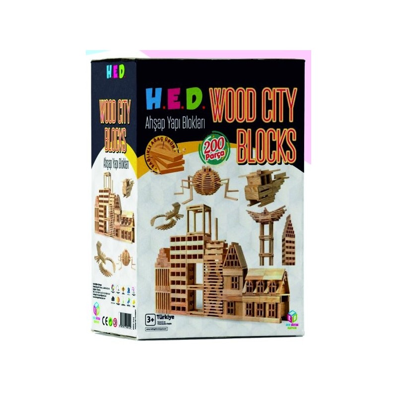 Hed Woody Ahşap 3 Boyutlu Geometrik Zeka Oyunu