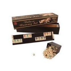 STAR AHŞAP OKEY TAKIMI DELÜKS - KOYU RENK