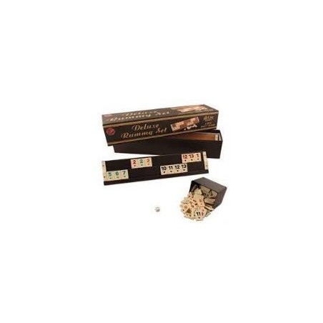 STAR AHŞAP OKEY TAKIMI DELÜKS - KOYU RENK