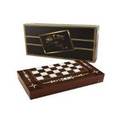 STAR ANTİK YONCA SEDEF TAVLA TAKIMI