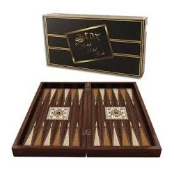 STAR PARLAK PROFİL YONCA SEDEF TAVLA TAKIMI