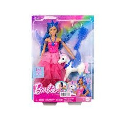 BARBIE MAVİ SAÇLI PRENSES BEBEK