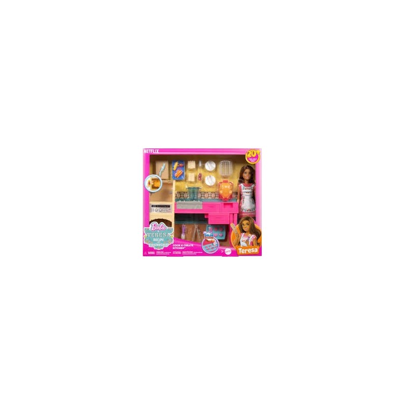 BARBIE AND TERESA RECİPE FOR FRİENDSHİP TERESA VE MUTFAĞI OYUN SETİ