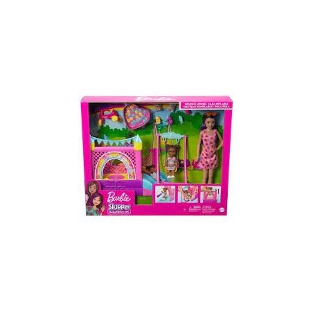 BARBIE BEBEK BAKICISI SKİPPER OYUN EVİ SETİ