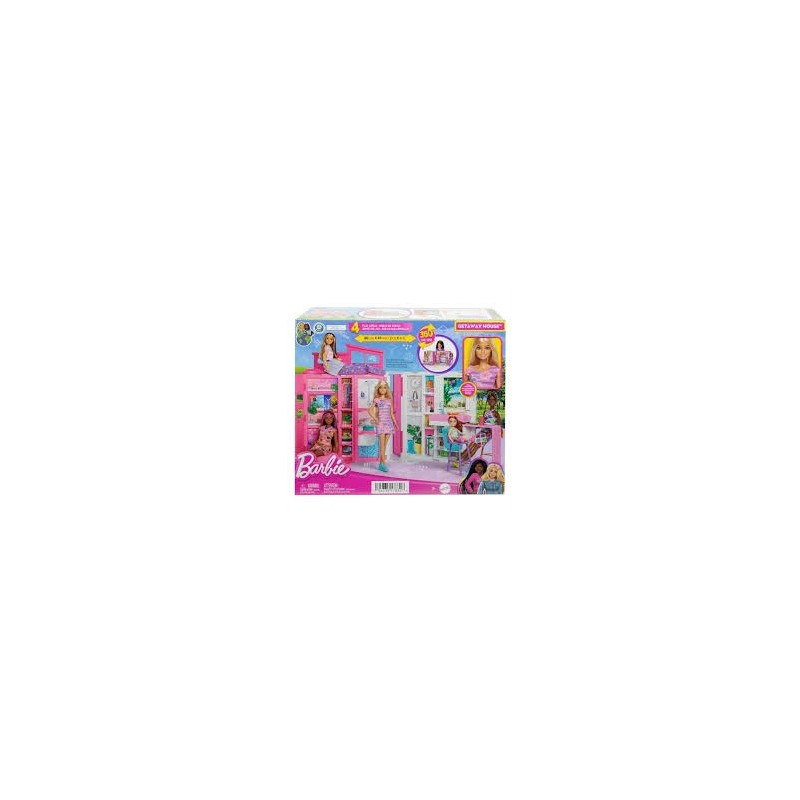 BARBIE YENİ PORTATİF EVİ 2024 (BEBEK DAHİL)
