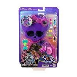 POLLY POCKET MONSTER HİGH TEMALI KOMPAKT OYUN SETİ