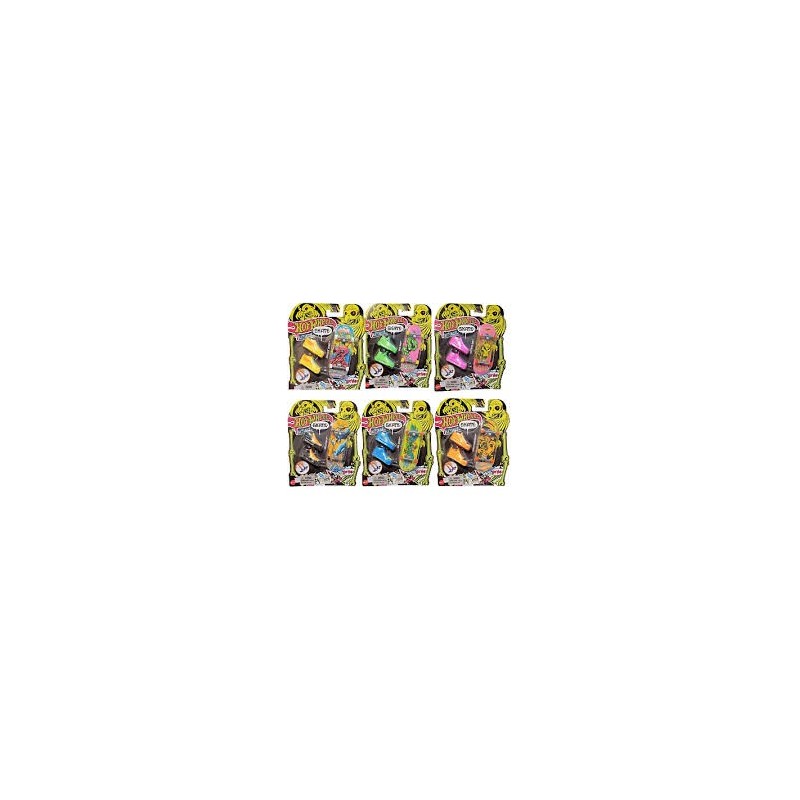 HOT WHEELS SKATE RETRO TEMALI İKİLİ PARMAK KAYKAY VE AYAKKABI PAKETLERİ