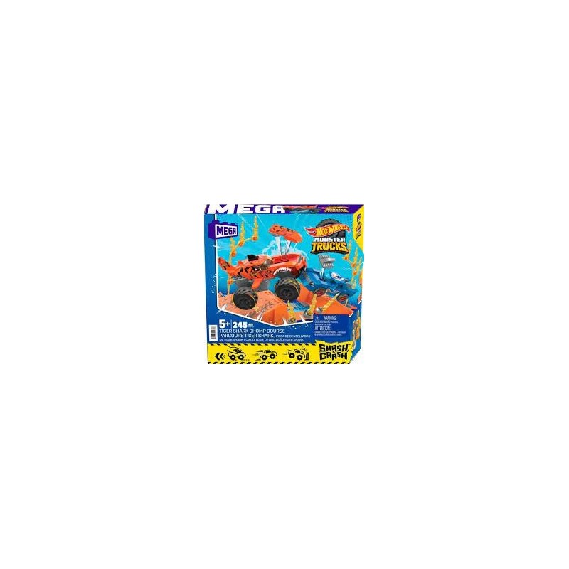 MEGA HOT WHEELS SMASH N CRASH TIGER SHARK ÇAR | Belinda Toys